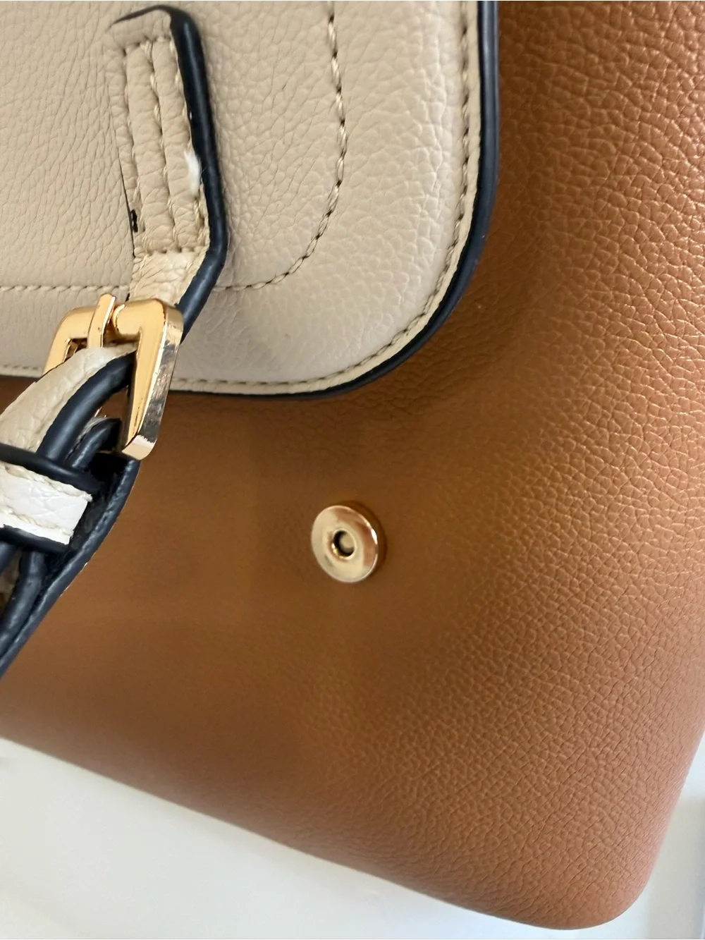 Malibu Skye | Two Tone Backpack‎ Purse | Soft Vegan Leather